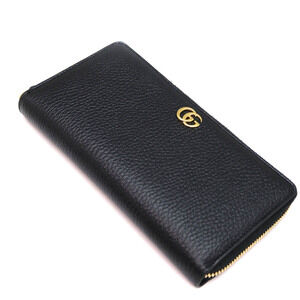 Gucci Double GG Zip Around Wallet Black